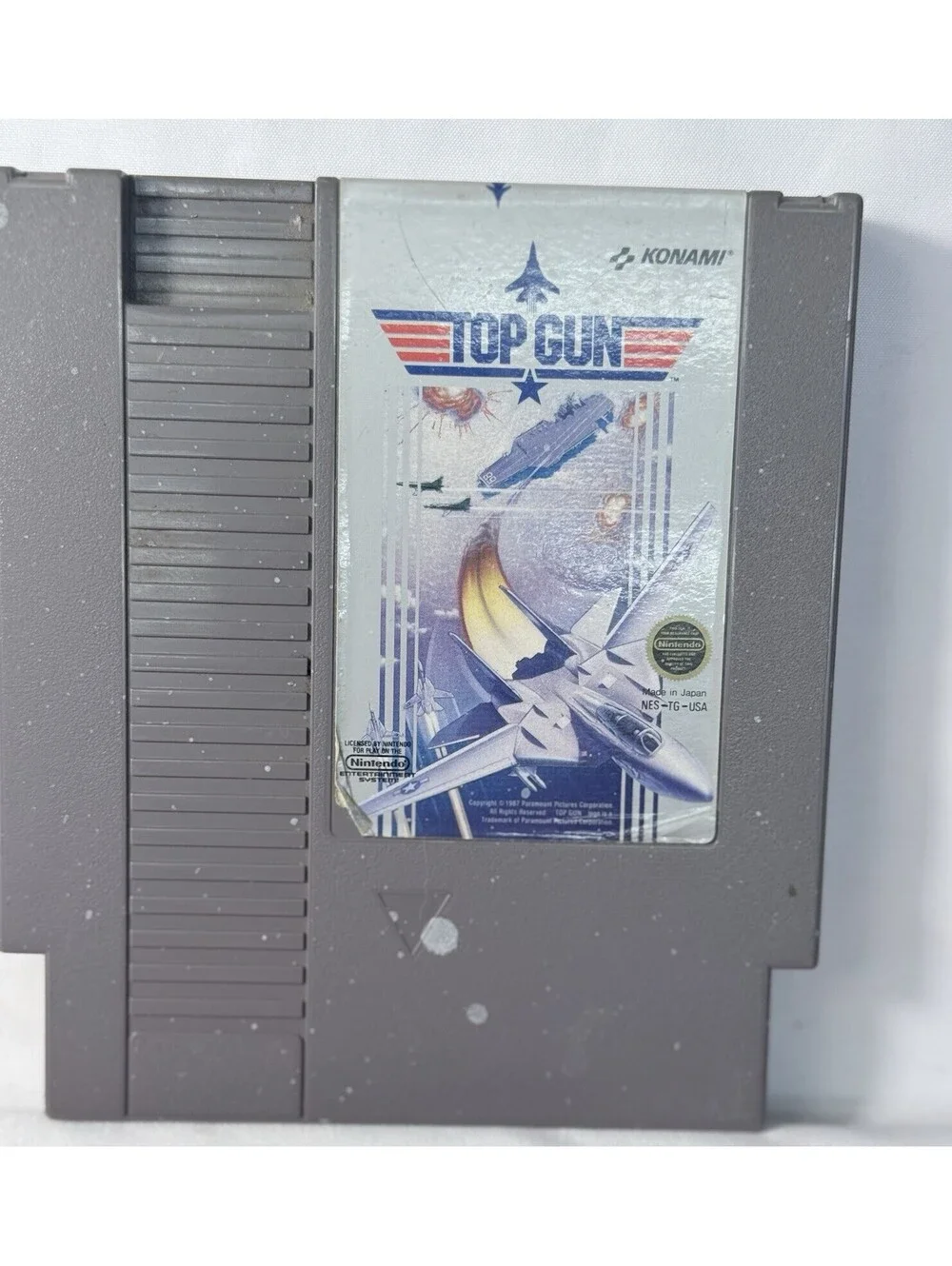 TOP GUN - Nintendo NES Game (Authentic)  Tested Made In Japan 1987